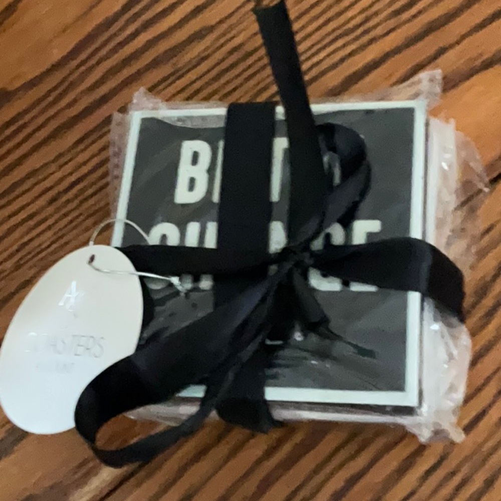 NWT Inspirational Quote Coasters Set of 4 - Picture 3 of 4